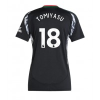 Maglie da calcio Arsenal Takehiro Tomiyasu #18 Seconda Maglia Femminile 2024-25 Manica Corta